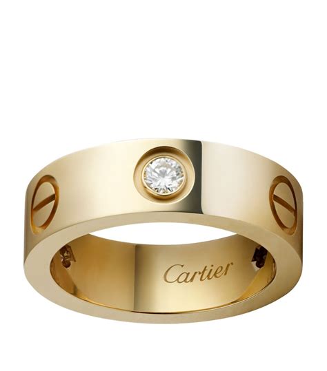 cartier ring real gold